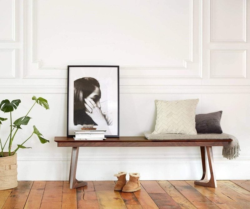 【D3原木家居】Alston北美胡桃木長椅 長凳 實木凳 - 椅子/沙發 - 木頭