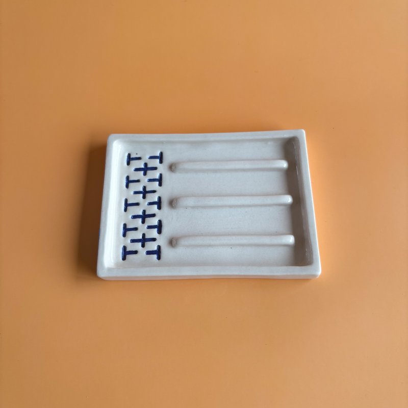 陶瓷皂盒 - 衛浴用品/浴室收納 - 陶 白色