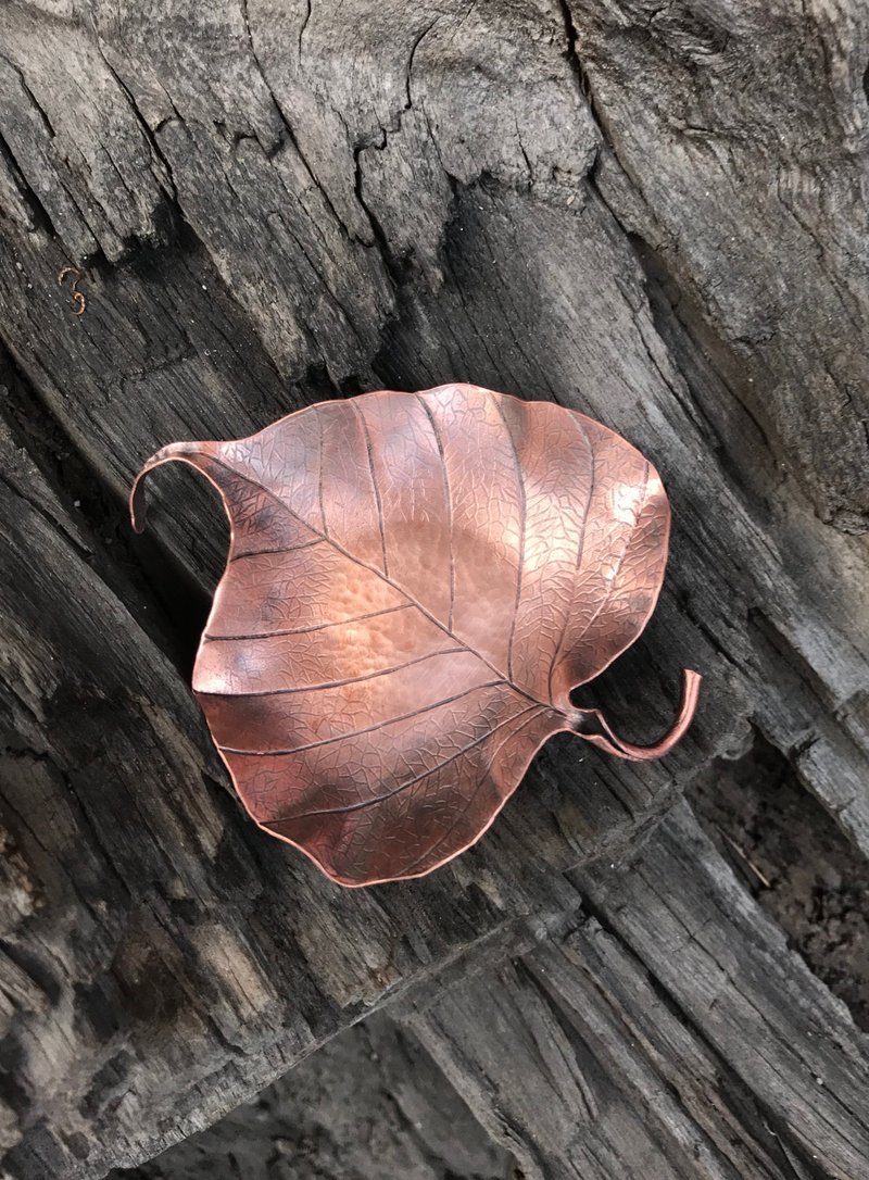 Handmade red copper bodhi
