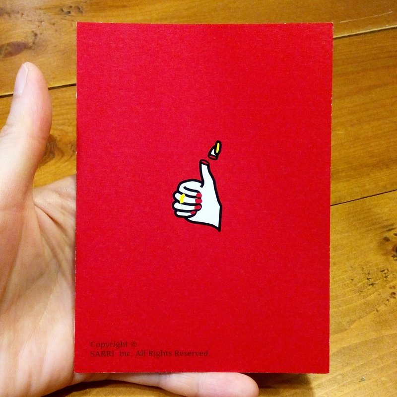 Imaginary praise (can produce A3 size poster) birthday card design coloring illustration drawing card universal card art love special funny strange character weird cute Taiwan playable
