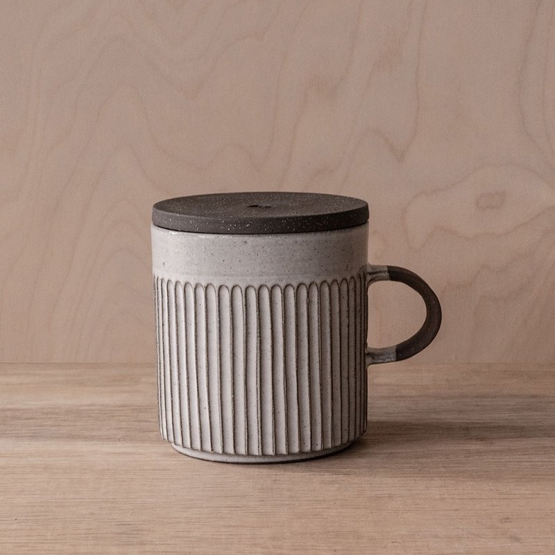 Made in the United States - no me series - straight grain mug 300ml + cup cover