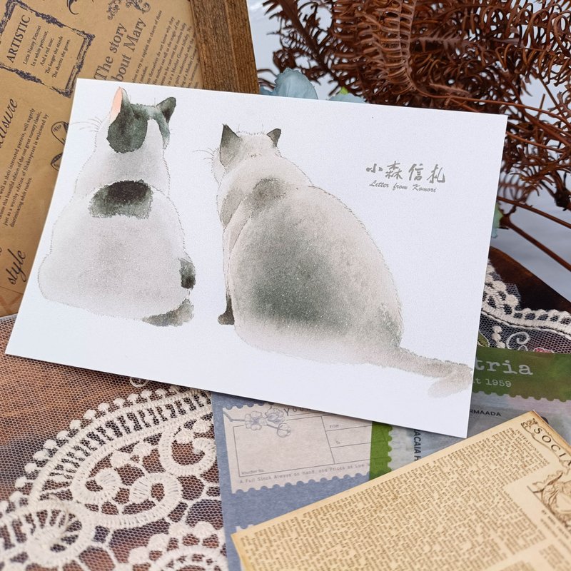 LS150貓咪明信片_11_Cat Postcard_11/明信片 - 卡片/明信片 - 紙 多色