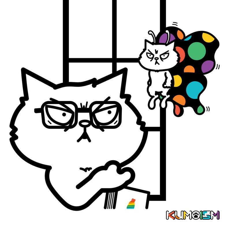 Kumoism│Smelly Face Persian Cat Emoji Sticker