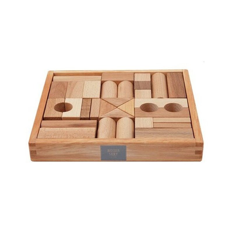 Wooden Story - 原木積木組 - 30pcs - 寶寶/兒童玩具/玩偶 - 木頭