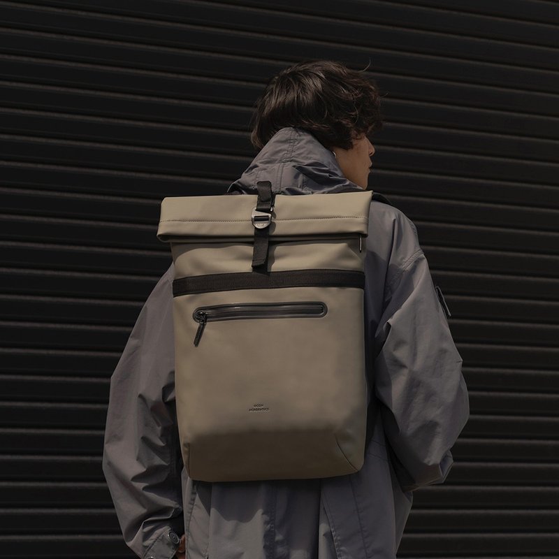 Niklas Lotus系列後背包 (深灰色) - 後背包/背包/書包 - 環保材質 灰色