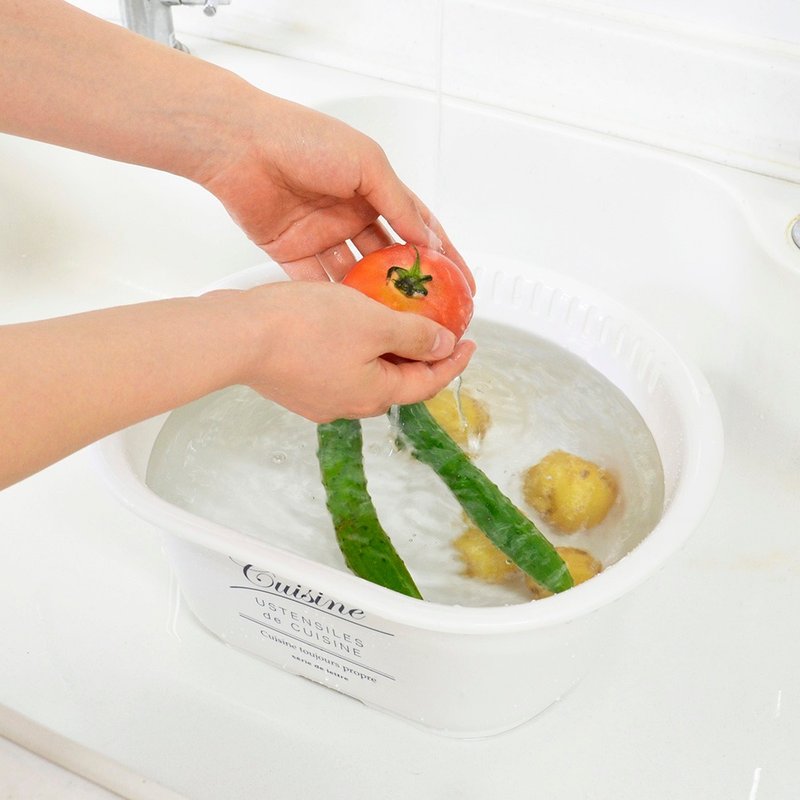CB Japan Paris Series Fruit and Vegetable Washing Basket Deep