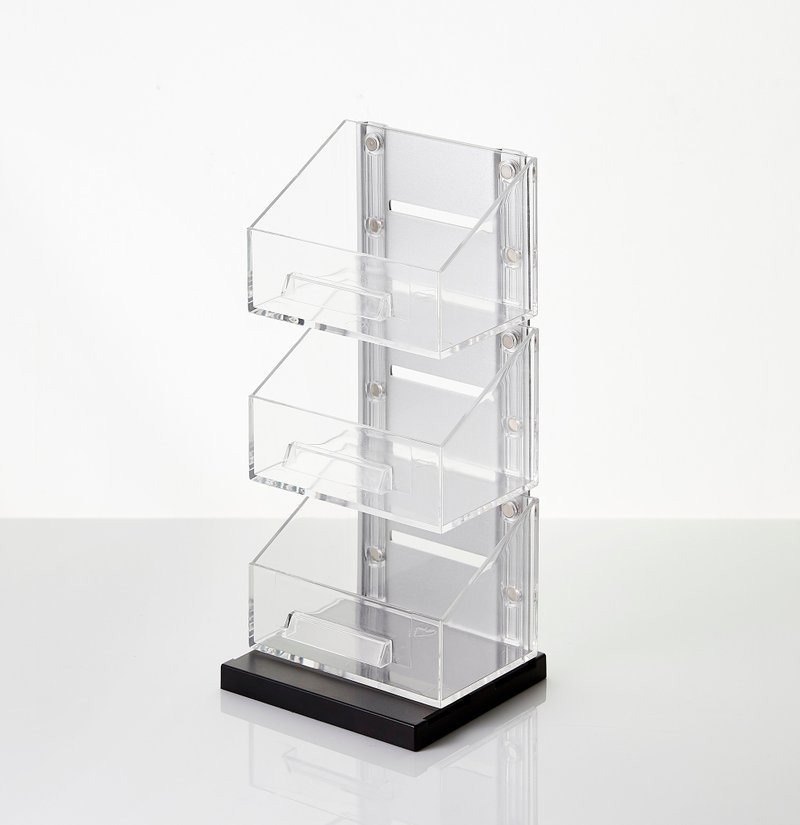 Magnetic Office Supplies Organizer - 3 Tier - Silver