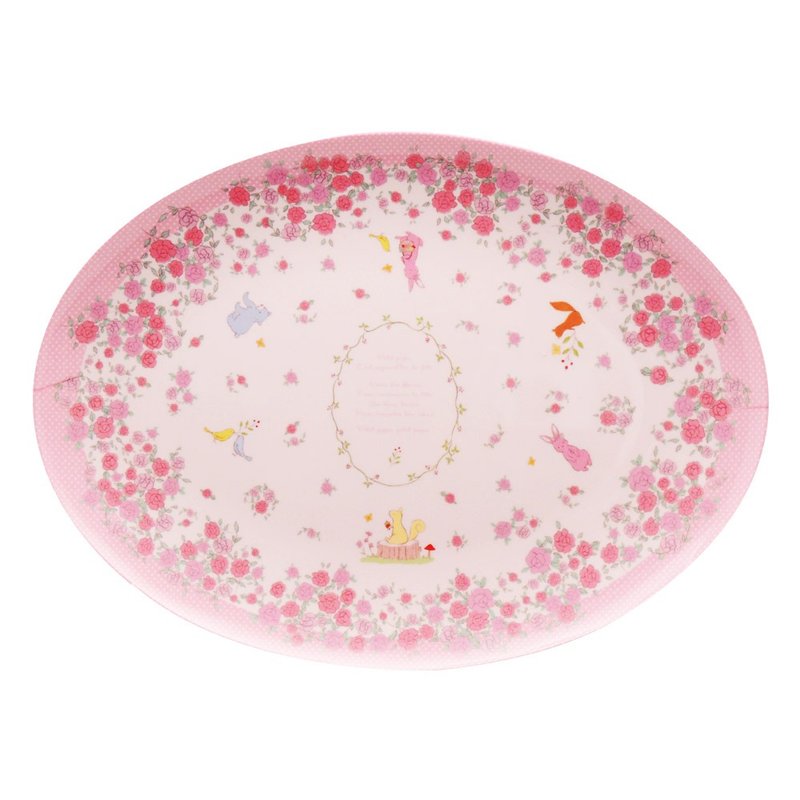 Aimez le style oval tray - forest animals <A00217>