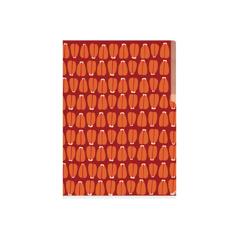 Squid roe three-layer folder