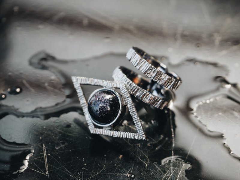Ring SILVER STONE - THE SIGHT COLLECTION