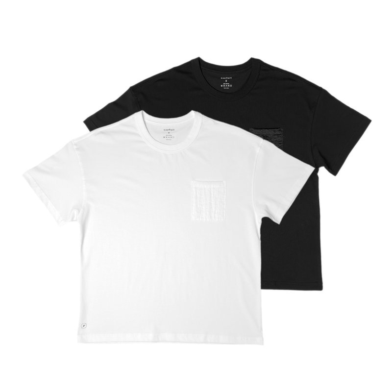 saeflait pocket T - 女 T 恤 - 棉.麻 多色