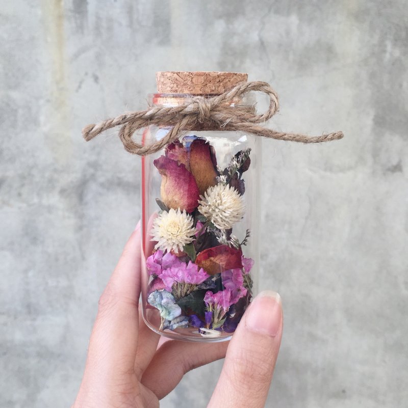 瓶中花 玫瑰 乾燥花 現貨