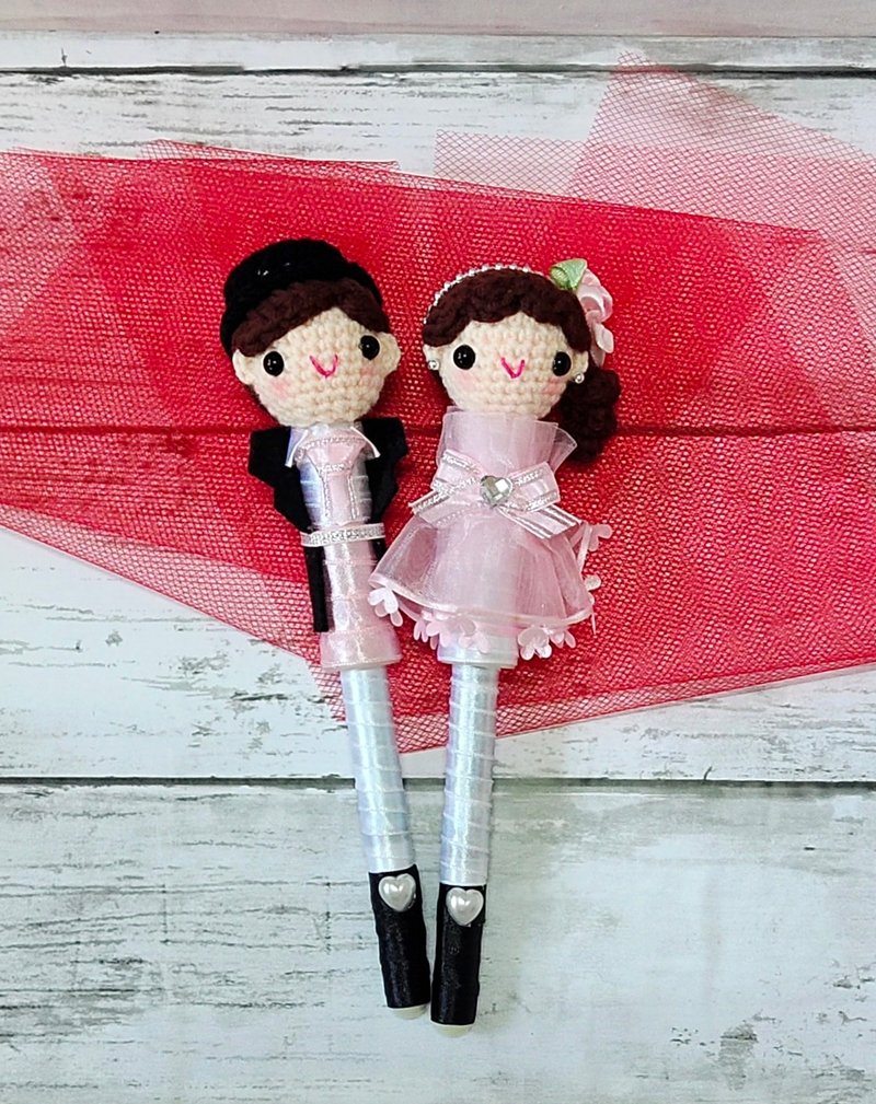 Pink rose dress wool newcomer wedding signature pen