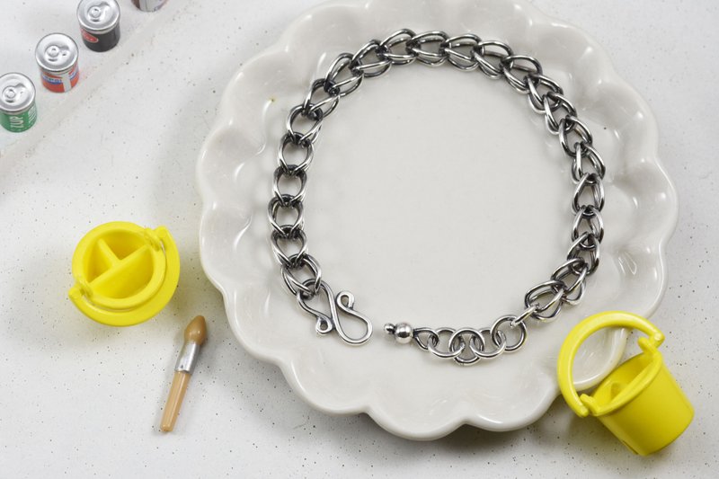Exclusive silver bracelet - fat bracelet (male)