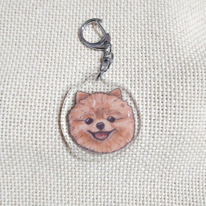 Bomei-Acrylic Charm (Key Ring) Double