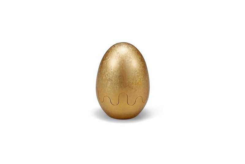 Brass egg shaped aroma seat (gold)