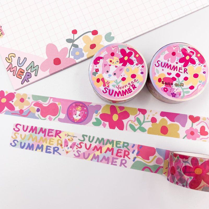 Summer Washi tape Masking tape paper tape by Youngee