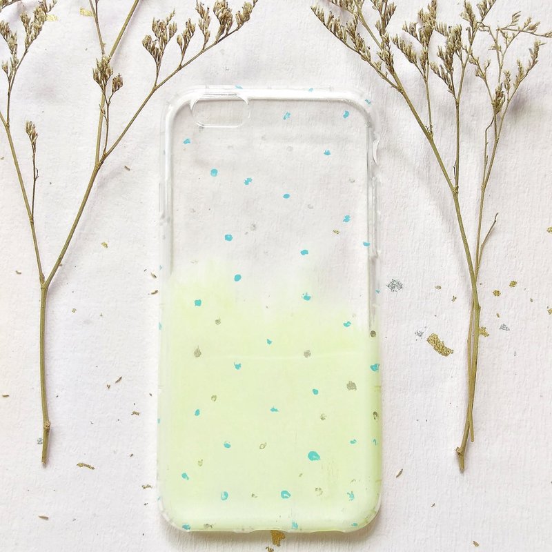 Spread | silver blue | hand-painted acrylic phone shell drop-resistant air shell