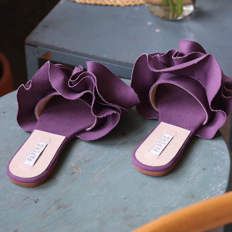 Blooming Carnation Sandals (purple)