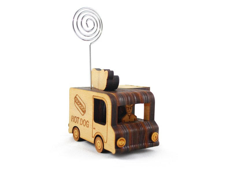 Fast food car--three-dimensional shape convenience folder/office/healing small things/logs/woodwork/gift/custom