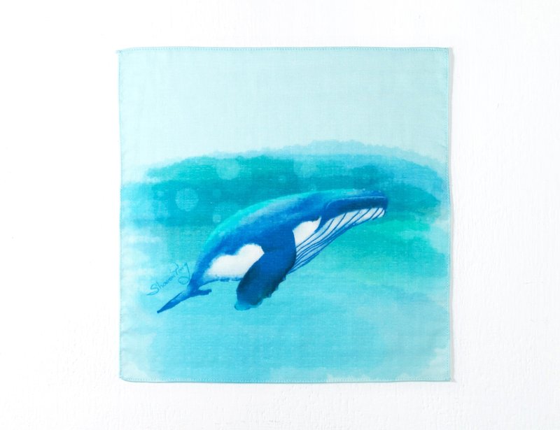 Welfare products_blue whale towel