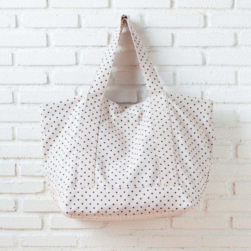 Summer Tote Blue Dot