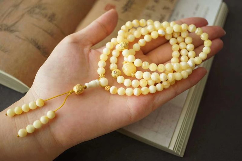 精品 古董花蠟。生命靈數2 - 手鍊/手環 - 寶石