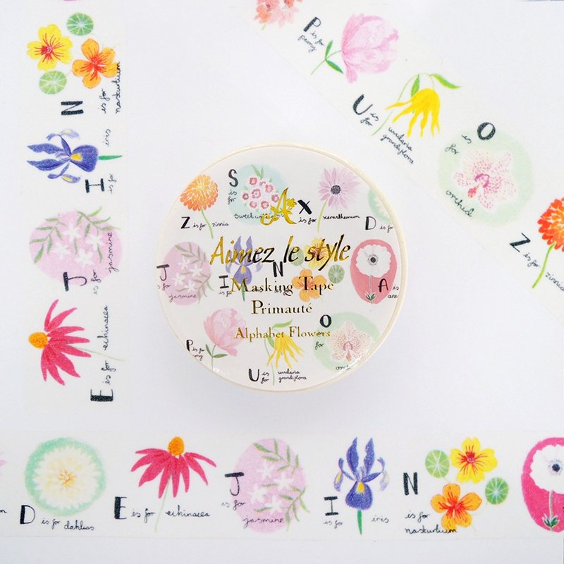 Aimez le style paper tape - Roadside flowers <A05359>