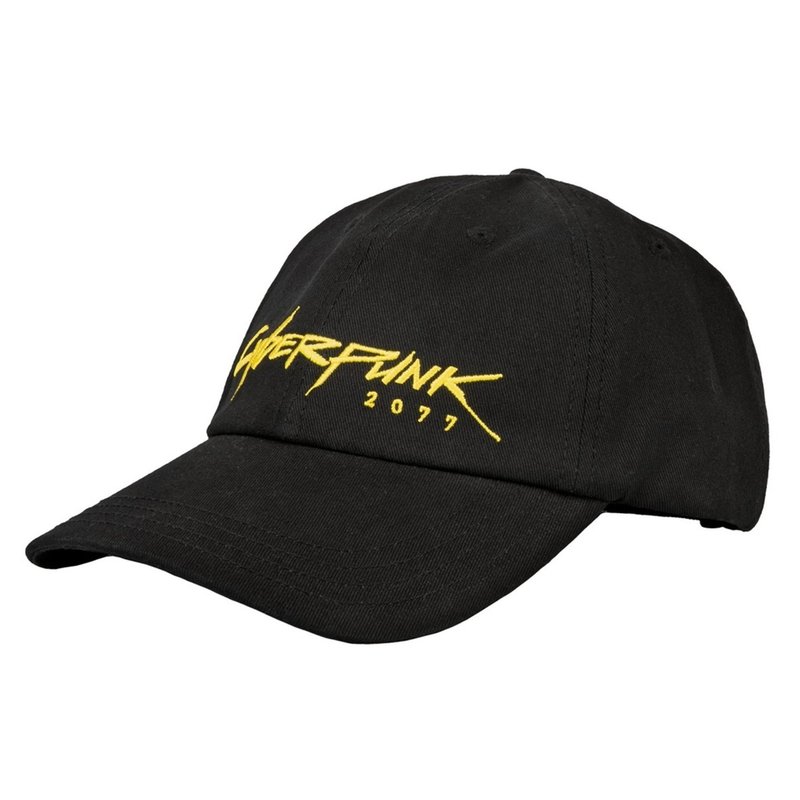 【電馭叛客2077】 CYBERPUNK 2077 LOGO棒球帽 - 帽子 - 聚酯纖維 黑色