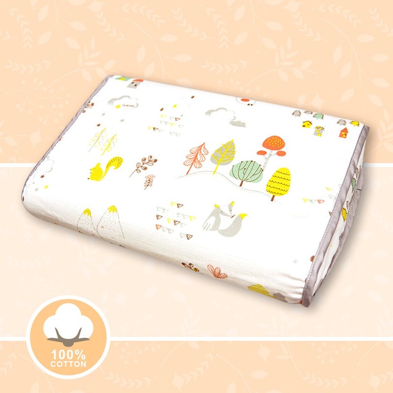 3D Breathable Baby Pillow - White Country