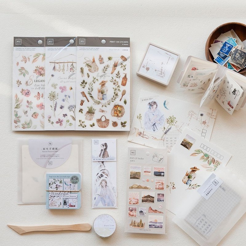 【獨家限量】超值體驗包  MU X Pinkoi Design Fest 瘋設祭 ~ - 貼紙 - 紙 多色