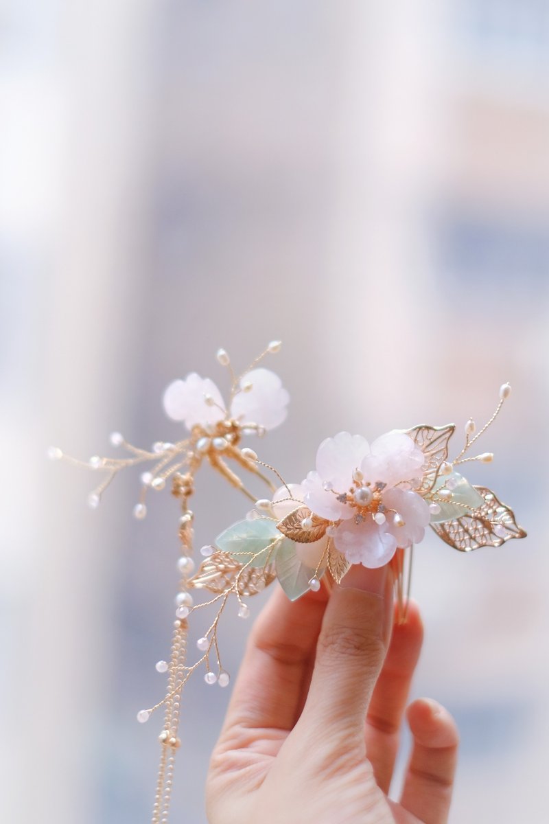 古典琉璃新娘頭飾Bridal Headpiece
