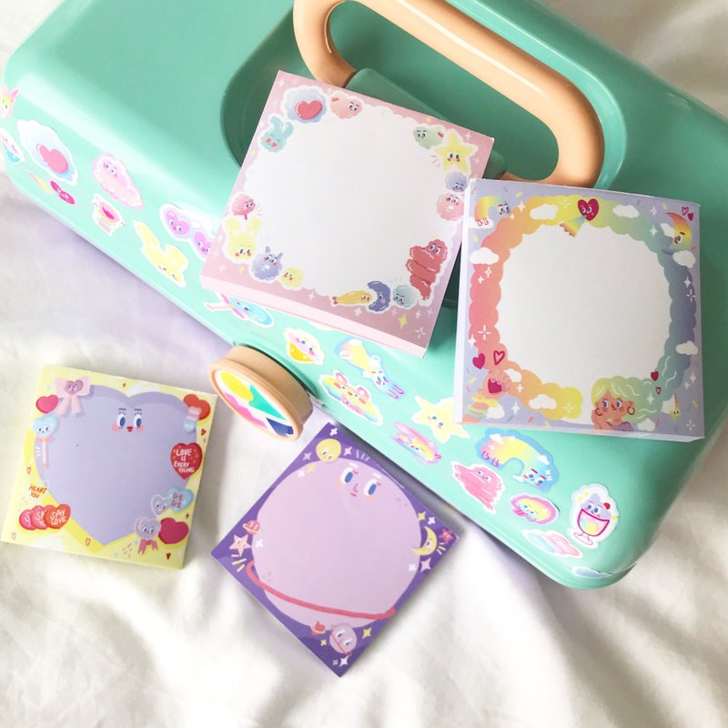 Happy Family Memo Pad