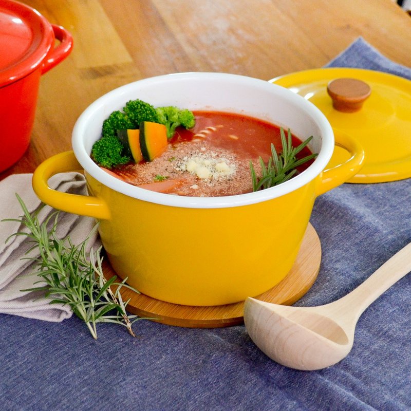 CB Japan Nordic series 珐琅 ears soup pot