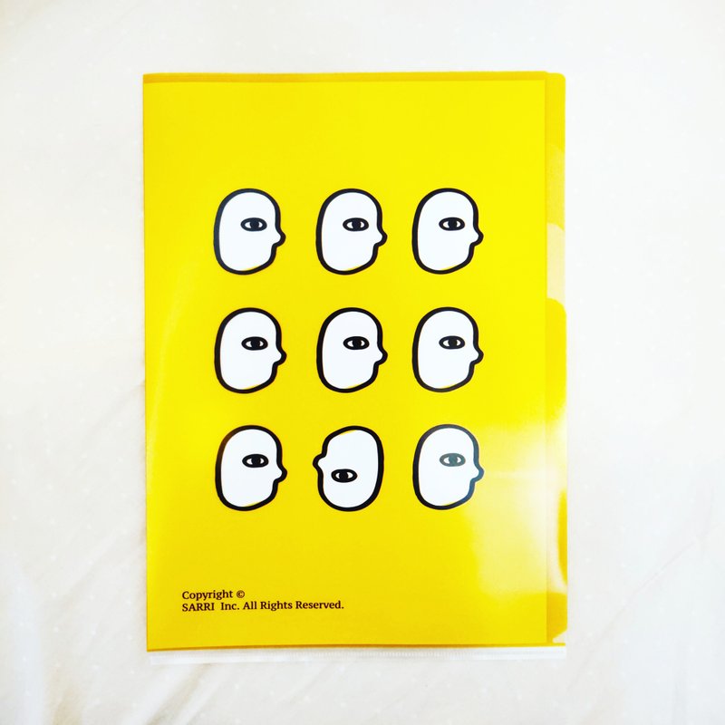 Peanut yellow head men's peanut folder three layers folder exchange gift Taiwan cute gift