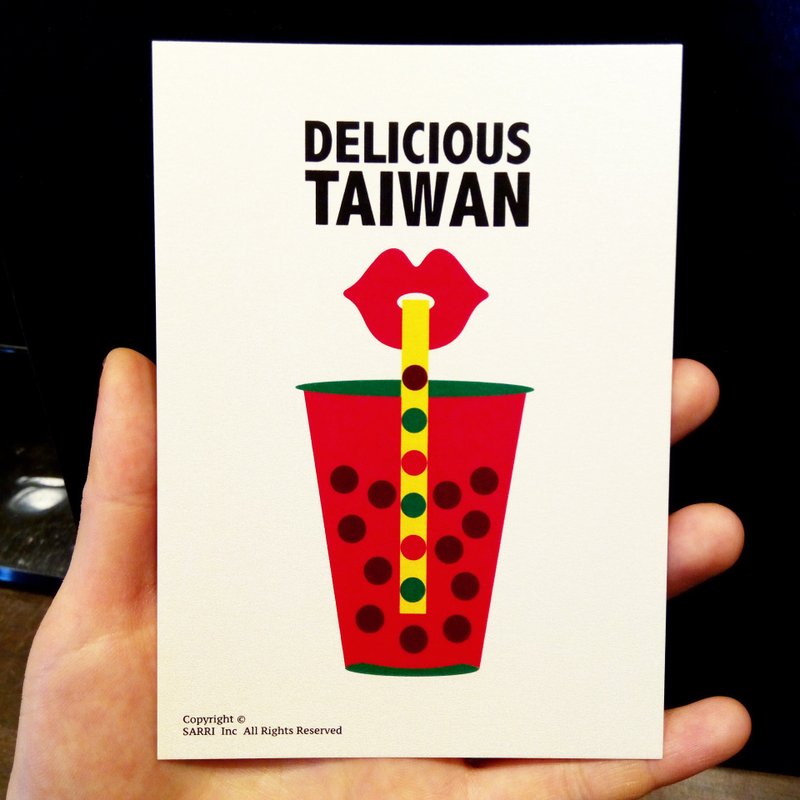 DELICIOUS TAIWAN (A3 size posters) Birthday Cards Cards Universal Cards Modern Lovers Special Interesting Weird Characters Weird Cute Taiwan Weirdness