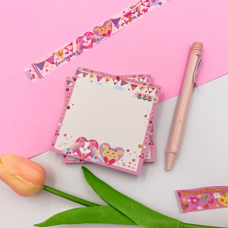 Youngee and friend Memo Book, memopad, notepad, note by Youngee