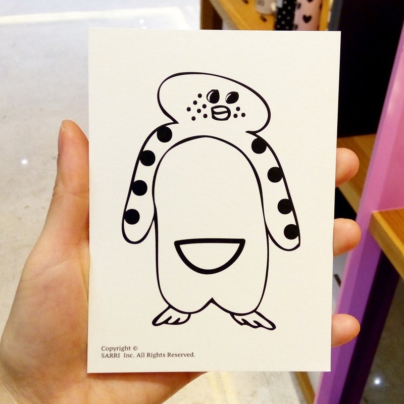 「怪企鵝」明信片 生日卡 設計 著色 插畫 繪本 卡片 萬用卡 藝術 美術 現代 情人 愛 特別 有趣 怪 特色 怪異 可愛 台灣 黃色 好玩 有趣 搶眼 潮 藝術 亮片 閃 酷炫 不一樣 名牌 本土 外國人 送禮 禮物 觀光 風格 品味 驚喜 美好 旅途 旅行 快樂 幸福 希望 祝福 心 結婚 求婚 送 限定 獨家 情人節 感謝卡 感恩 原創 文創 鼓勵 postercard birth