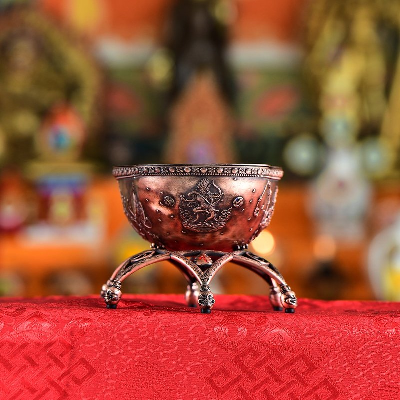 億遍心咒加持——蓮華空行作明佛母嘎巴拉寶瓶 - 擺飾/家飾品 - 陶 多色