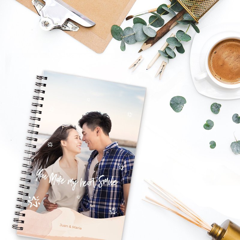 (eVoucher) Photobook: สมุดโน้ตบุ๊ค 2 เล่ม แต่งปกด้วยรูปของคุณ ขนาด 5 x 8 นิ้ว