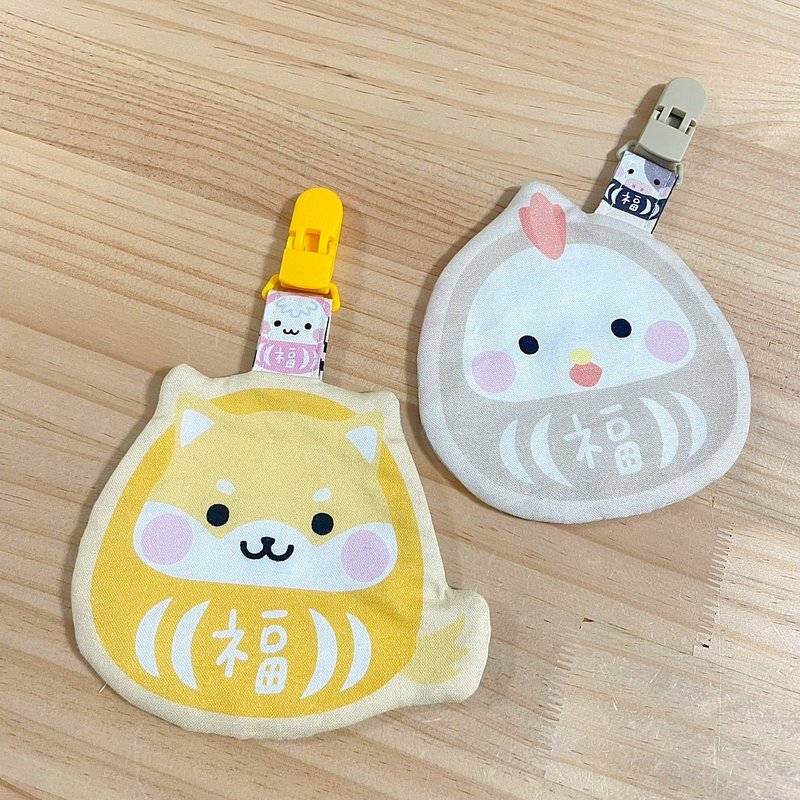 可愛12生肖福神手帕夾 - 其他 - 棉.麻