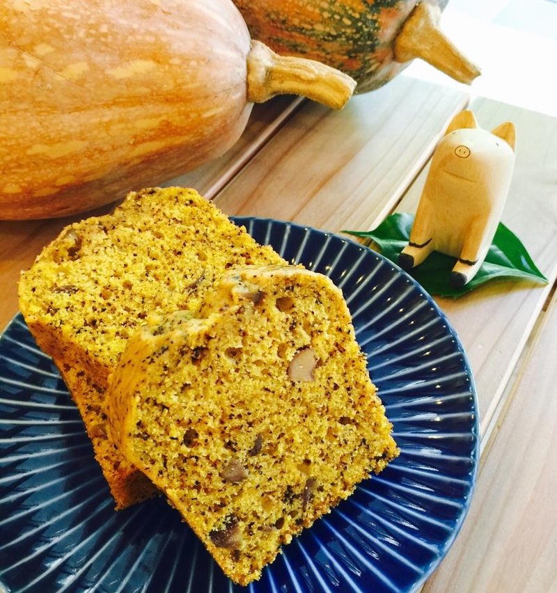 南瓜栗子伯爵棒旦糕 handmade・vegan