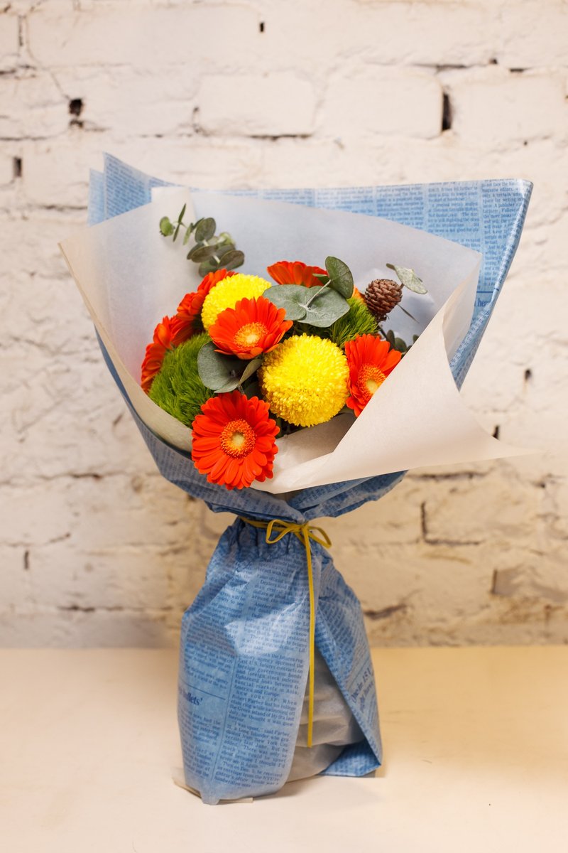# # Flowers for her lively bouquet #