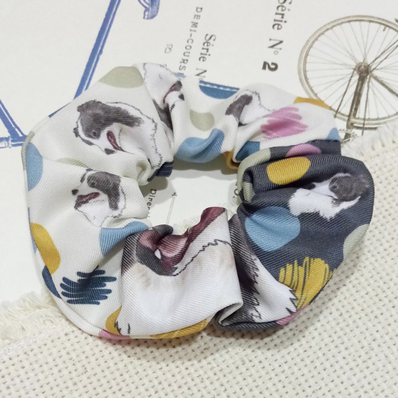 Large intestine hair band _ border collie _ horsetail hair band