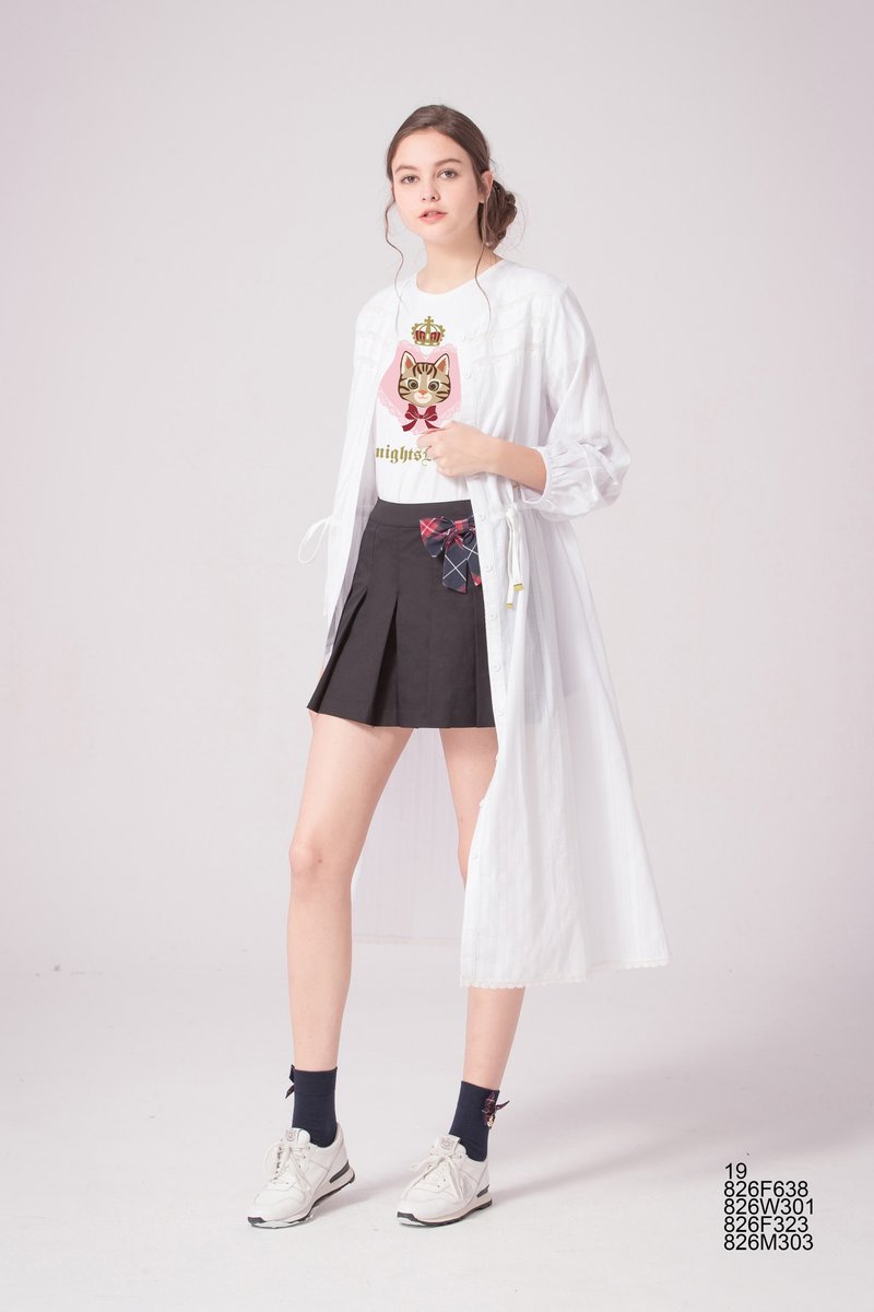 Charming goods limited time special offer love notes cat print original price: 2380 826W301