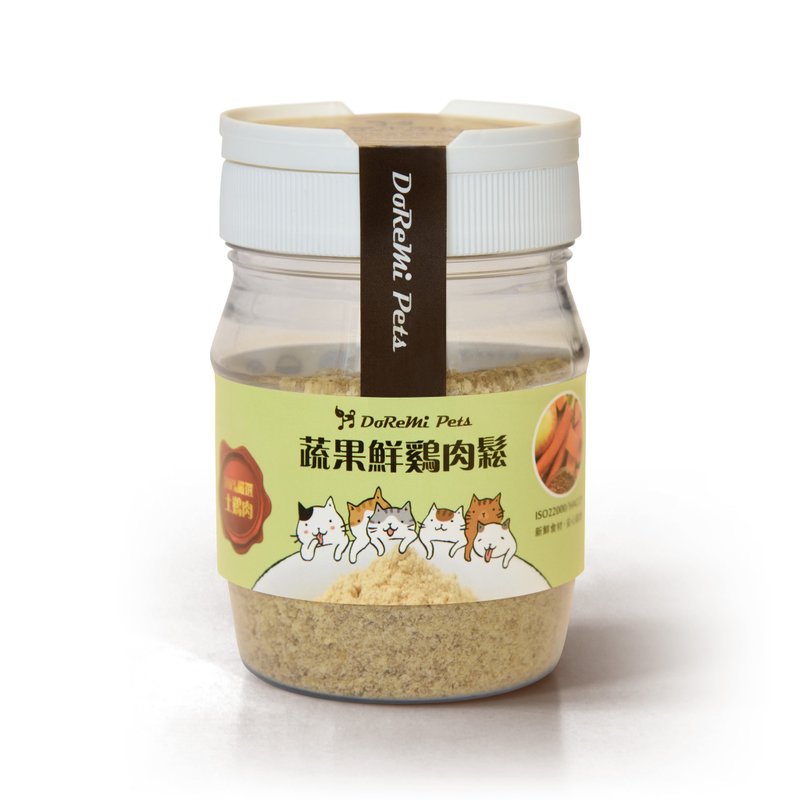 【多樂米廚房】蔬果鮮雞肉鬆 (Cat) 85g