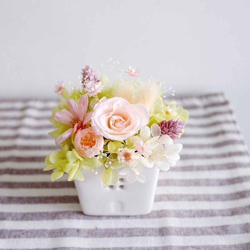 Or to paradise - not wither dry table pink - Preserved & dried flower little table flower (pink)