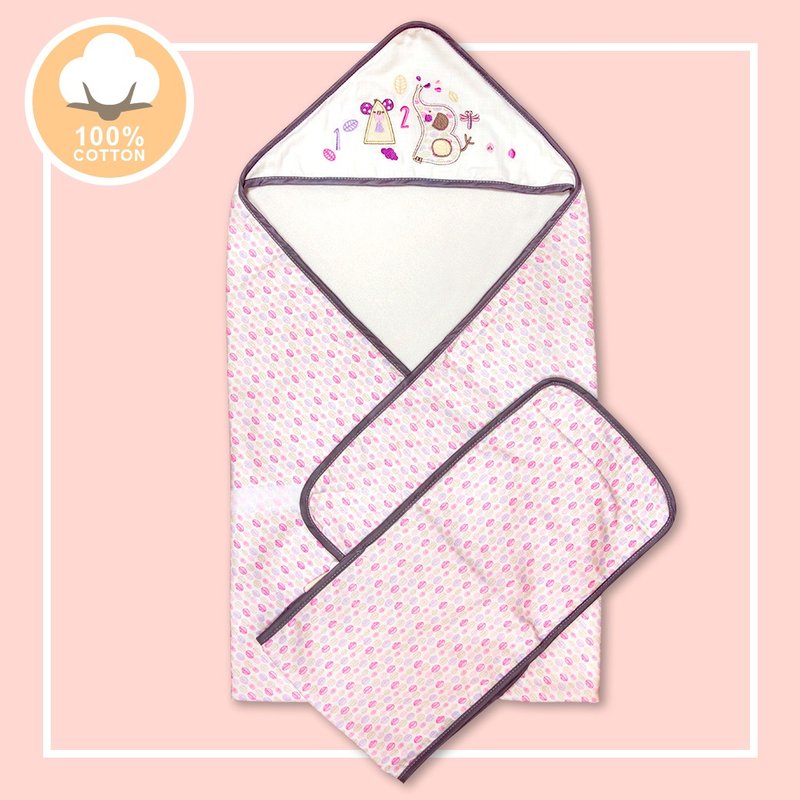Gauze wrap & belly set - powder leaf