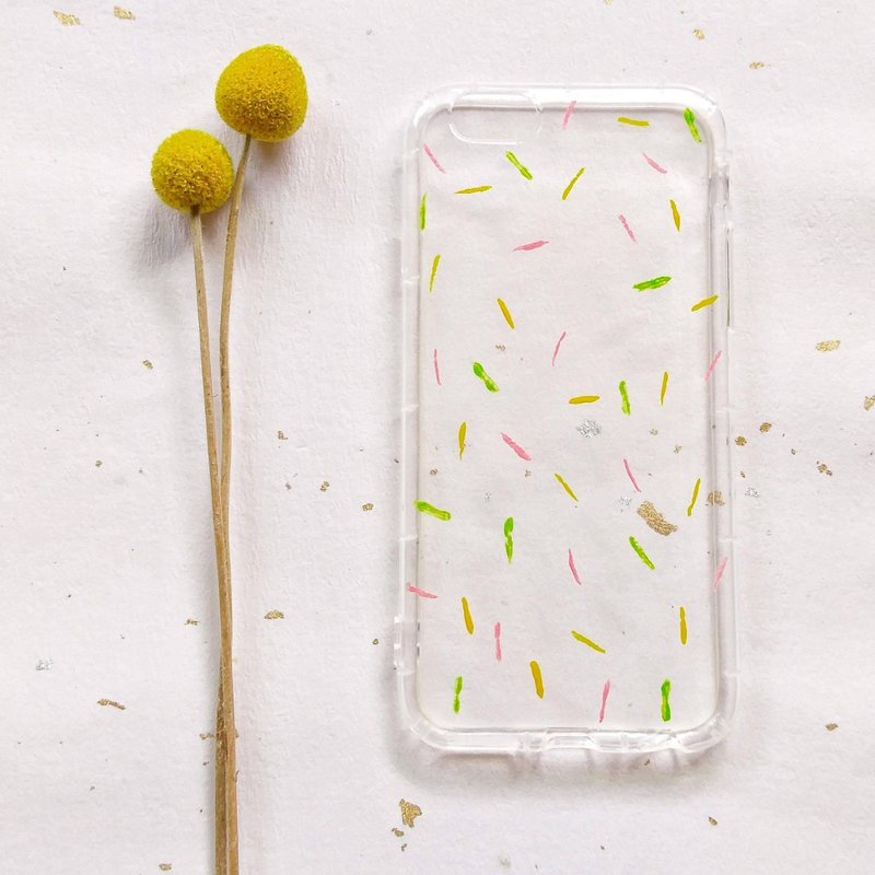 Fruit ice cream hand-painted acrylic mobile phone shell drop resistant shell