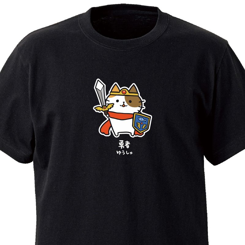 勇者【ブラック】ekot Tシャツ イラスト-タカ【笹川ラメ子】